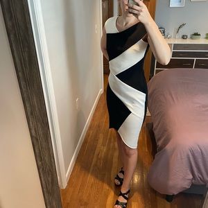 Black and White Event Dress